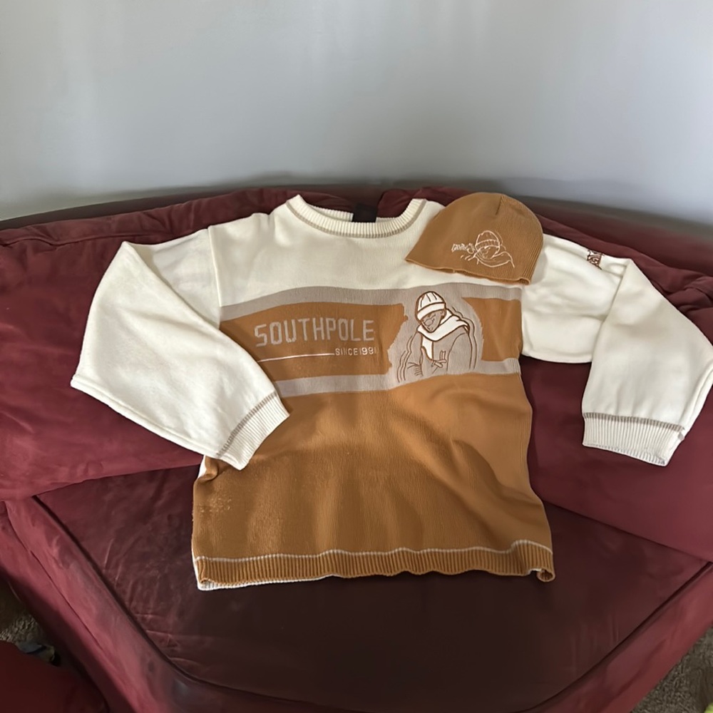 South Pole sweater and beenie to match